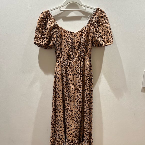 Reformation Hannah Dress Feline - 0 - Picture 2 of 6
